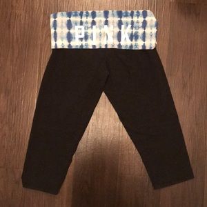 PINK Victoria’s Secret foldover yoga Capri legging